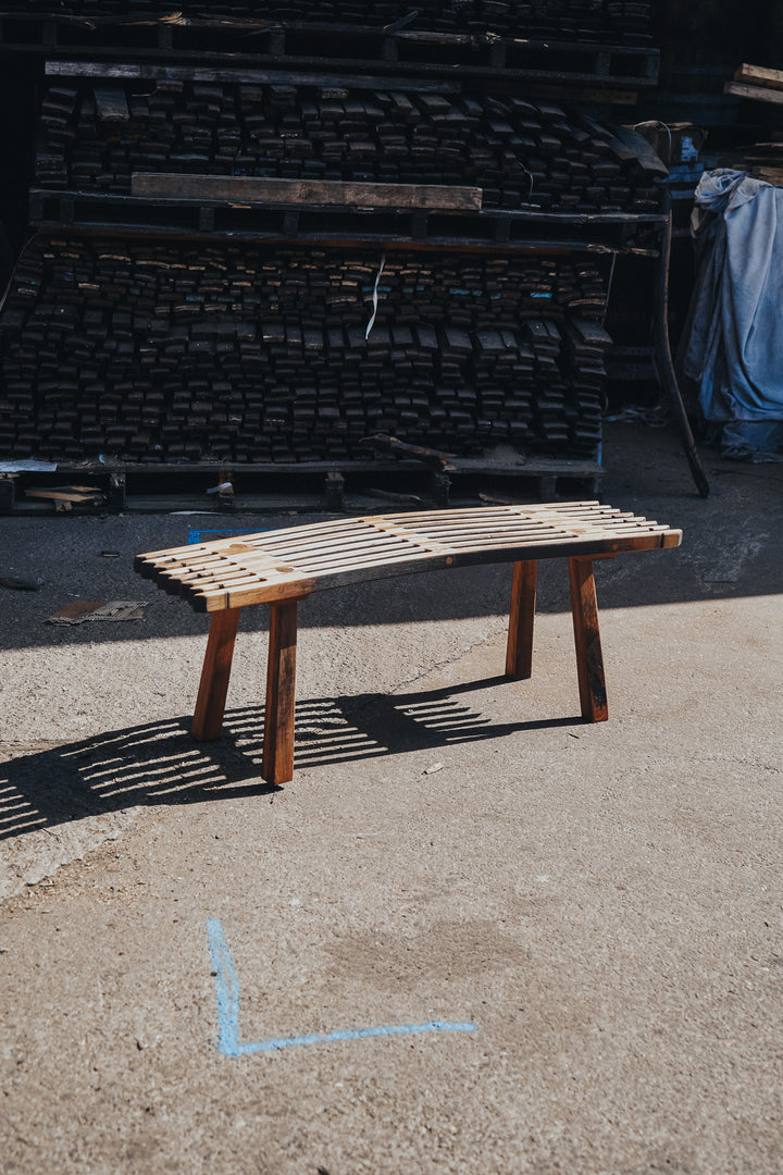 Stave Bench - Pipe