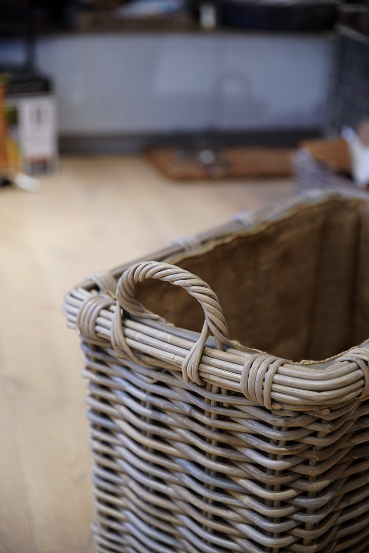 Medium Rectangular Basket with Jute Liner