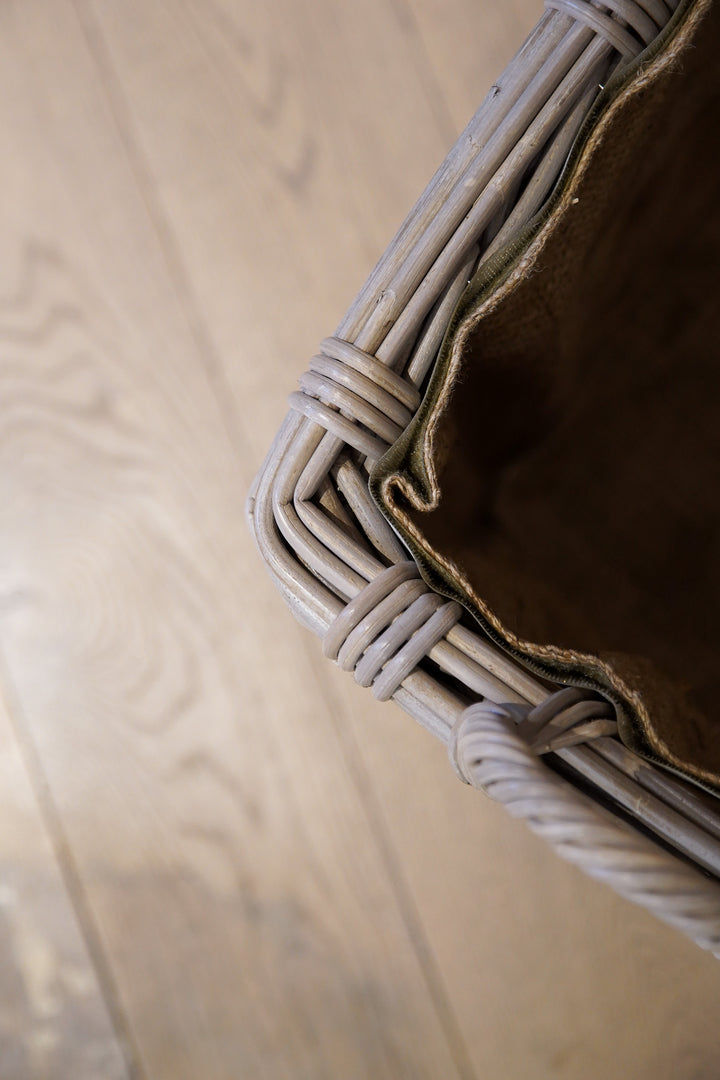 Medium Rectangular Basket with Jute Liner