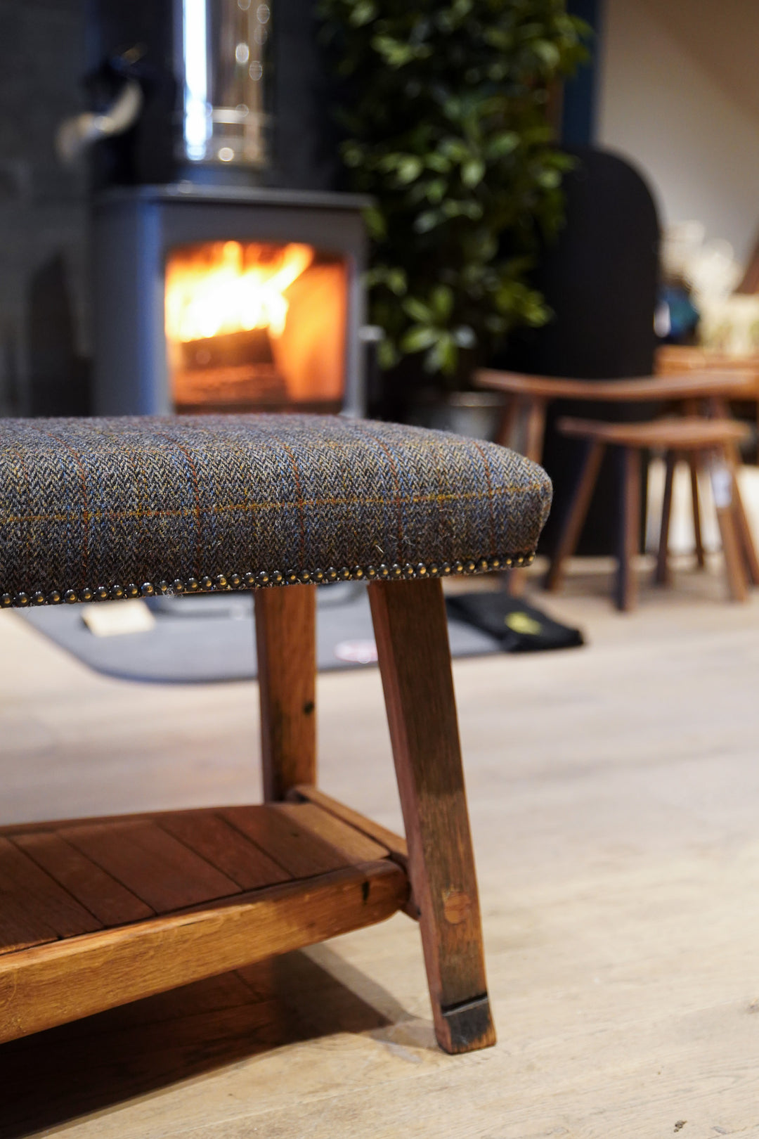 Darach - Tweed Bench - Tun - Boot Shelf