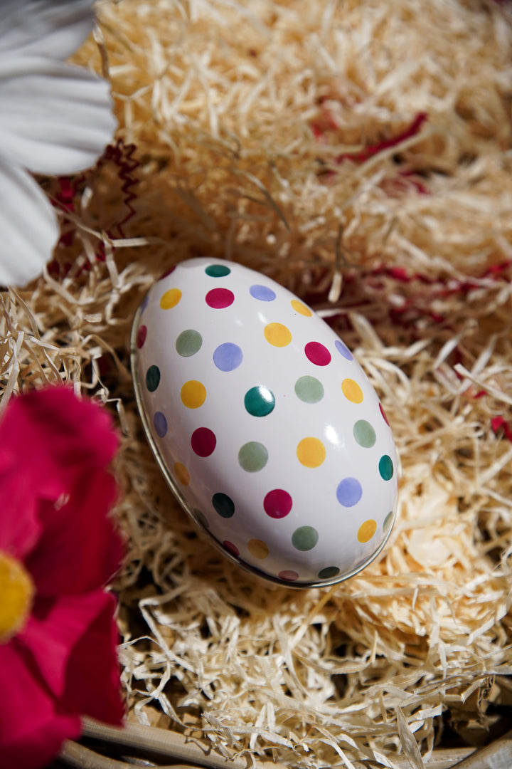 Emma Bridgewater Medium Tin Egg with Chocolate Eggs