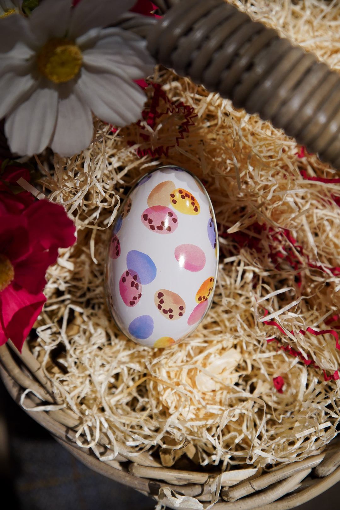 Emma Bridgewater Medium Tin Egg with Chocolate Eggs