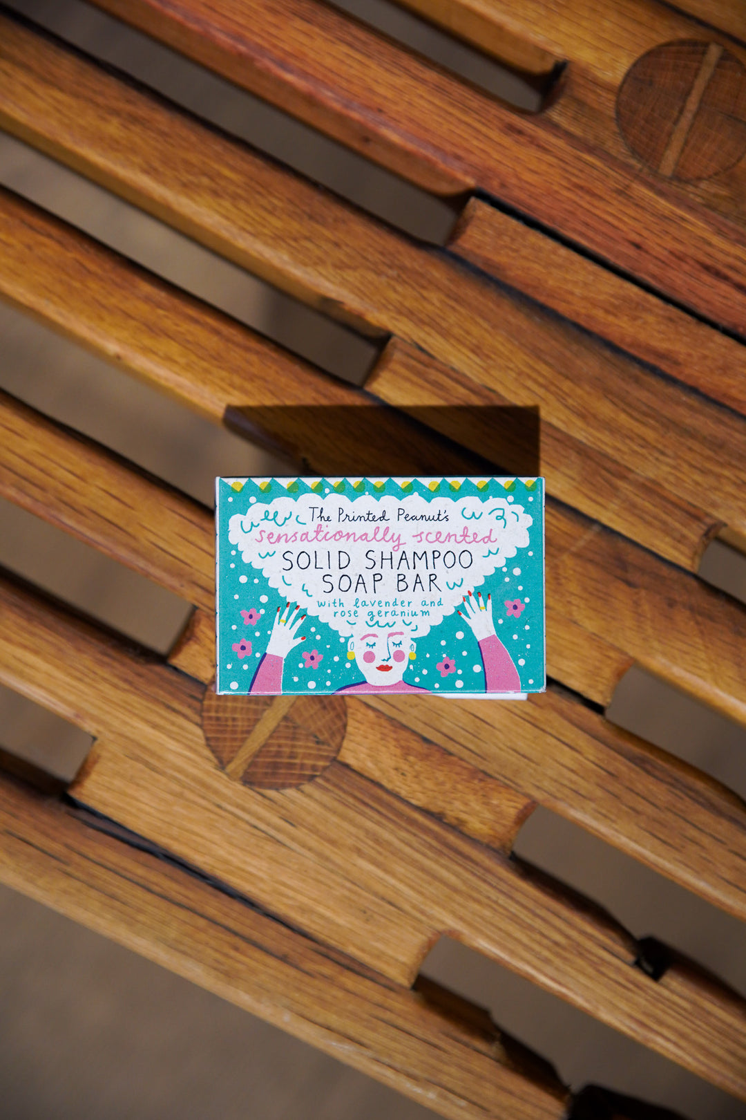 Solid Shampoo Lavender & Rose Geranium Soap Bar
