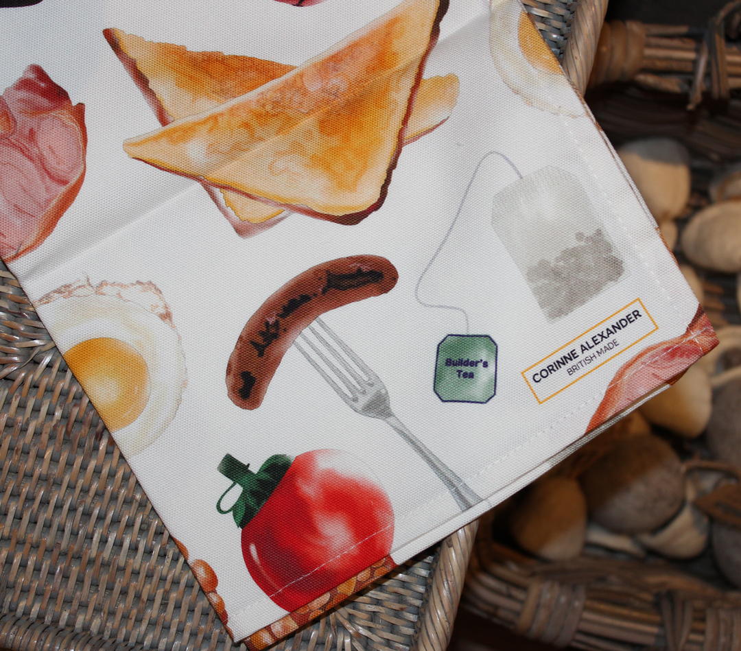 Full English Tea Towel - British Made