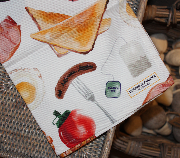 Full English Tea Towel - British Made