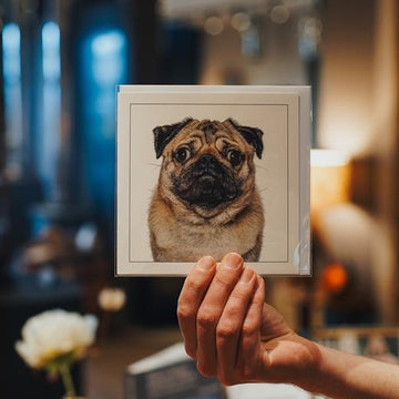 Pug - Dog Greeting Card