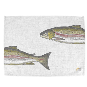 Severn Salmon Tea Towel