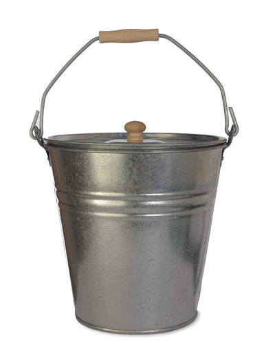 Galvanised Steel Bucket with Lid
