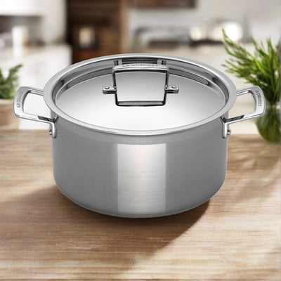3-Ply Stainless Steel Deep Casserole with Lid