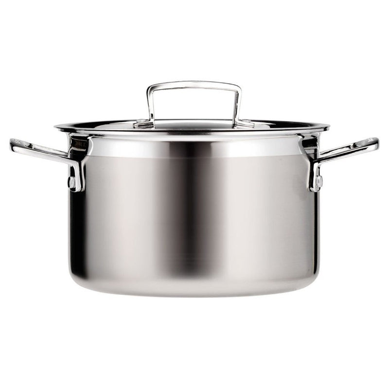 3-Ply Stainless Steel Deep Casserole with Lid
