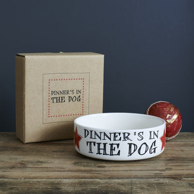 Dinner's in the Dog' Small Dog Bowl