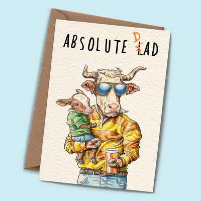 Absolute Dad Card - Father's Day Card