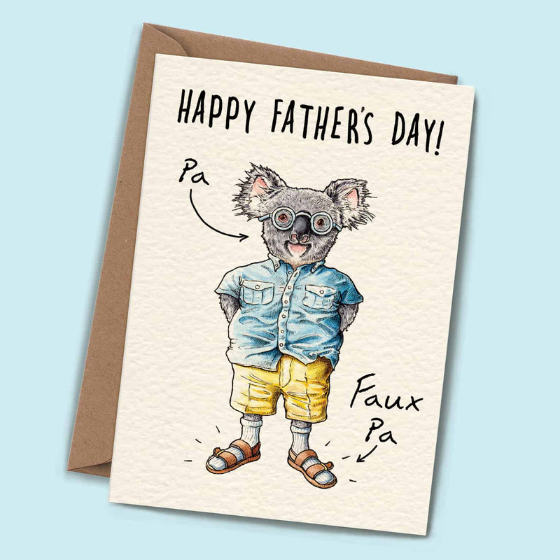Faux Pa Card - Father&