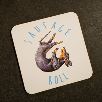 Sausage Roll - Dachshund Coaster
