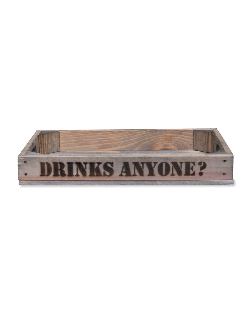 Drinks Anyone? Wooden Tray