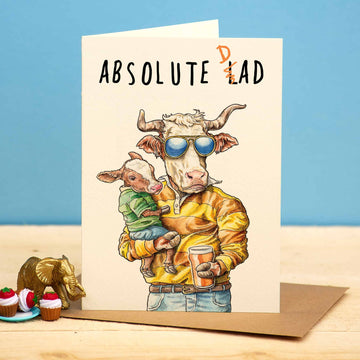 Absolute Dad Card - Father&