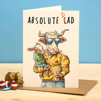 Absolute Dad Card - Father's Day Card