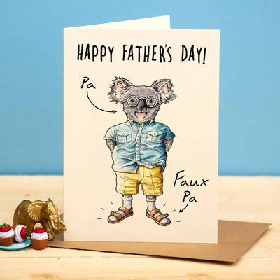 Faux Pa Card - Father's Day Card