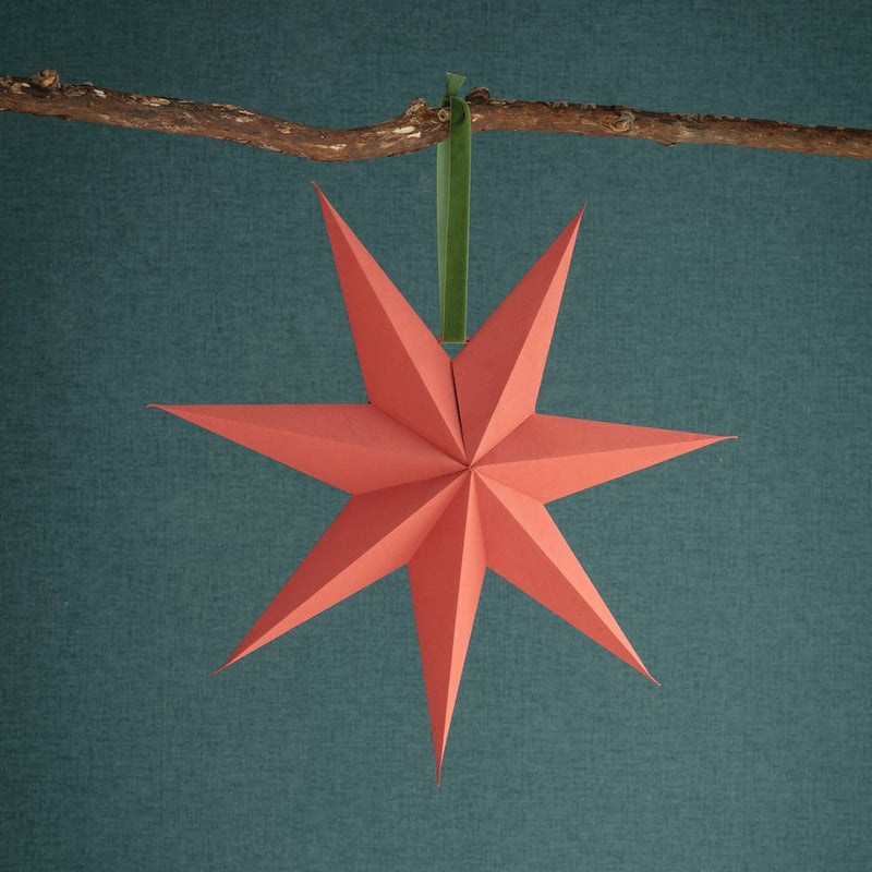 Large Maddox Star in Brick Red