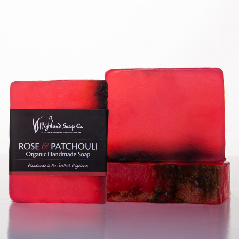 Rose & Patchouli Organic Glycerine Soap - 150g
