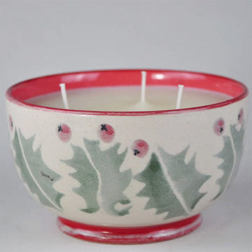 Holly Large Candle Bowl in Northern Lights