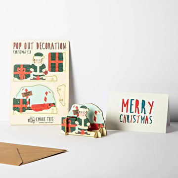 Pop Out Card - Christmas Elf