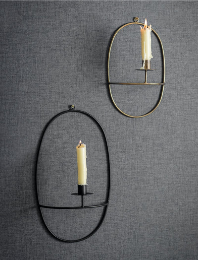 Fitzrovia Wall Candle Holder with Brass Finish