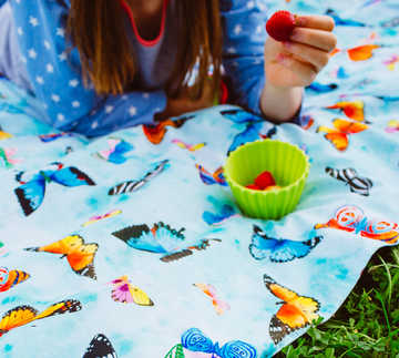 Butterflies Extra Large PACMAT Picnic Blanket