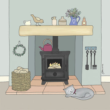 Fireside Cat